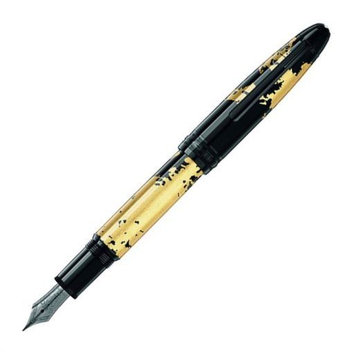 Montblanc - Meisterstück Solitaire Calligraphy Gold Leaf - Fountain Pen - 18k Gold Medium Nib (M)